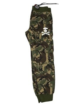 AAPE by A Bathing Ape Moonface Camo Sweat Pants NWT Small Joggers
